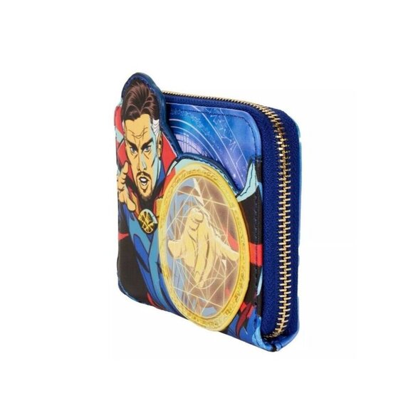 Loungefly Marvel Dr Strange Multiverse Of Madness Zip Around Wallet NWT - Picture 3 of 6
